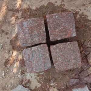 Manga Pink Cubes Natural Cobblestone